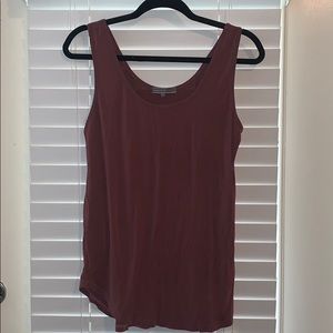 Dark plum loose tank